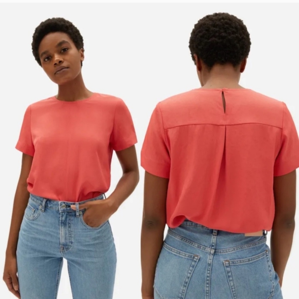 Everlane Coral T-Shirt Blouse Size 8/Medium